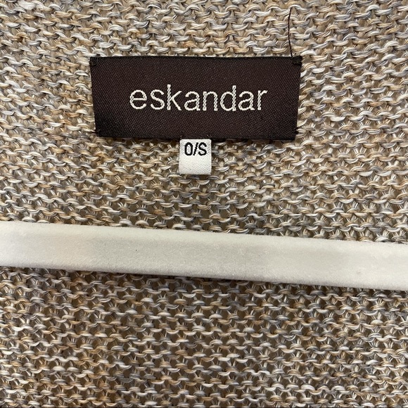 Eskandar 100% linen vest Size S - Picture 6 of 12